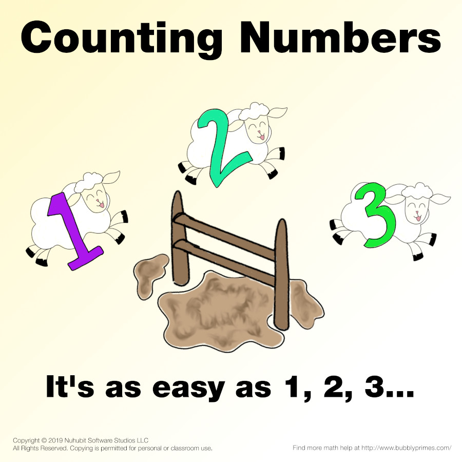 Counting Numbers: It's as easy as 1, 2, 3...